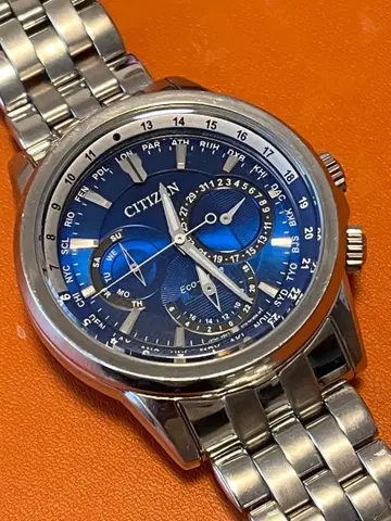 CITIZEN 에코 드라이브 손목시계 회전식 인덱스 가동