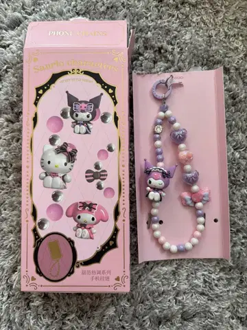 TOPTOY 중국 산리오 쿠로미 스마트폰 체인