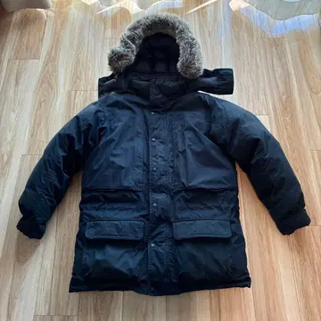 L.L.BEAN 다운 코트 다운 자켓 네이비 M 구스다운