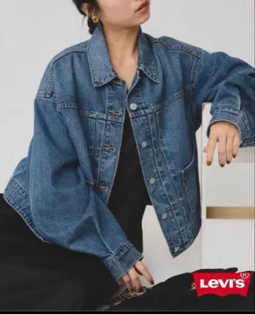 리바이스 SLOBE 별주 BALLOON SLEEVE TRACKER