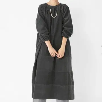 스튜디오 클립 코듀로이 절개 원피스