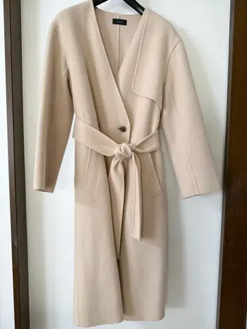 Joseph 더블 페이스 캐시미어 랩 롱 코트