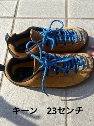 KEEN 아웃도어 신발 오렌지/블루 23cm