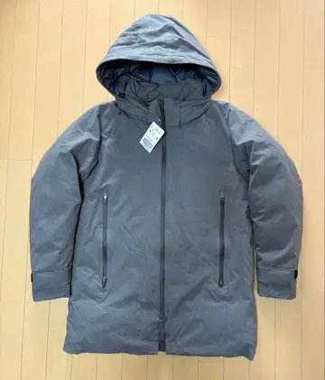 새상품 JOURNAL STANDARD 후드 부착 다운 자켓 그레이 M