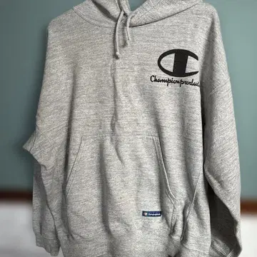 빈티지 Champion 멜란지 그레이 풀오버 후드티