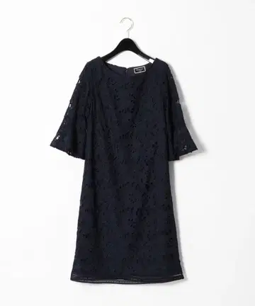 그레이스 콘티넨탈 컷워크 조젯 원피스 36