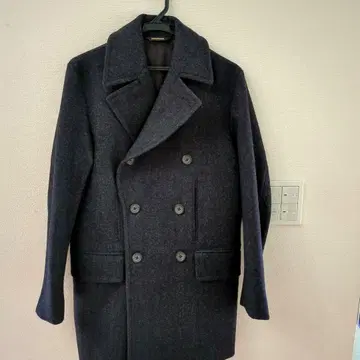 Paul Stuart 다크 그레이 피 코트