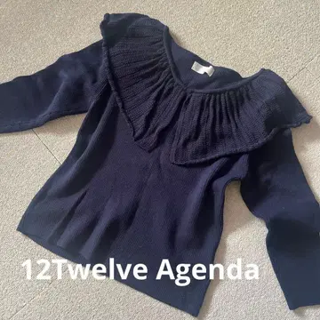 12 12Twelve Agenda 프릴 넥 니트