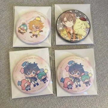 컬러풀 피치 산리오 캔뱃지