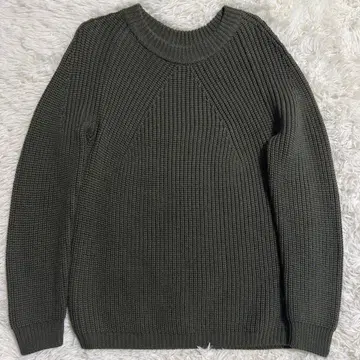 [ 초레어 ] 바토너 시그니처 크루넥 스웨터 니트 올리브