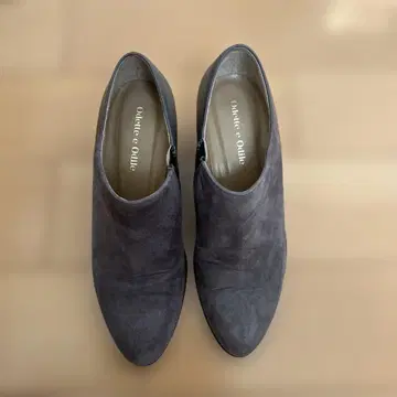 그레이 스웨이드 하이힐 펌프스