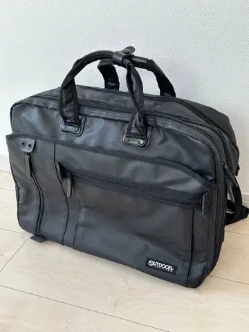 OUTDOOR 3WAY 비즈니스 백 / 백팩 / 브리프 케이스 블랙