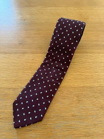 가마쿠라 셔츠 넥타이 퍼플 페이즐리 브로이어 메이커스 셔츠 가마쿠라