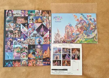 앙코르 더 모먼츠전 디즈니 엽서 홀더 & 카드 세트