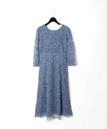 미사용 새상품 그레이스 콘티넨탈 레이스 자수 롱 원피스 36