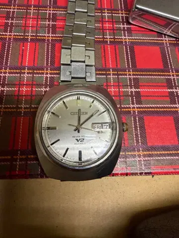 CITIZEN V2 자동 시계 실버