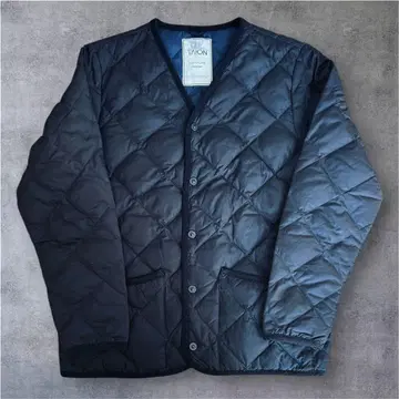 TAION CITY LINE PIPING V NECK CARDIGAN