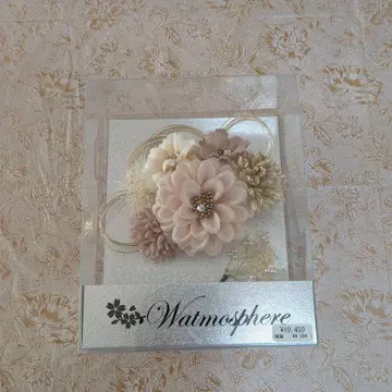 이치쿠라 ichikura 머리 장식 성인식 핑크 베이지