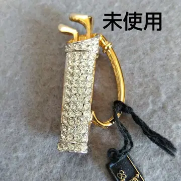 [ 미사용 ] 골프 클럽을 모티브로 한 브로치