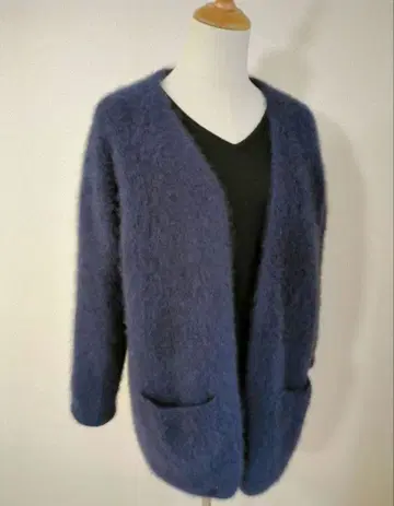 뷰티 앤 유스 유나이티드 애로우즈 복슬복슬 샤기 니트 가디건