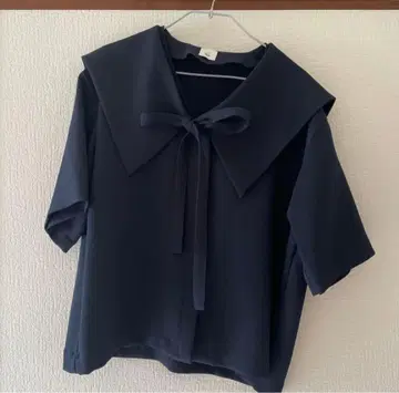 유나이티드 애로우즈 6 로쿠 오픈 카라 셔츠