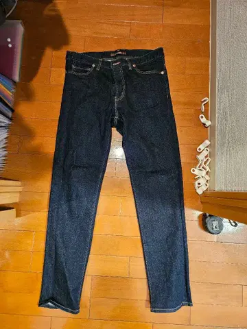 PUBLIC DENIM 스키니 데님 다크 블루