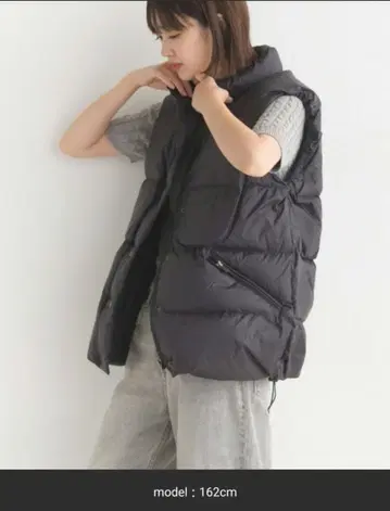 OMNES 블랙 다운 베스트 여성용 FREE