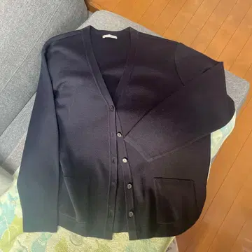 네이비 가디건