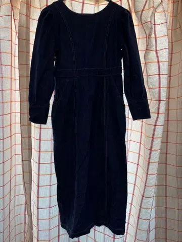 FREE'S MART 네이비 데님 긴팔 원피스