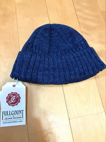 미사용 FULLCOUNT 니트 모자 풀카운트 니트 캡 머플러 코트