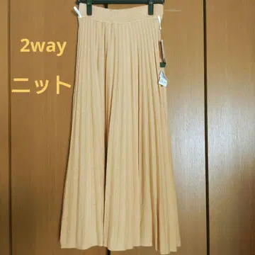 ATSURO TAYAMA 2Way 플리츠 스커트 36 사이즈