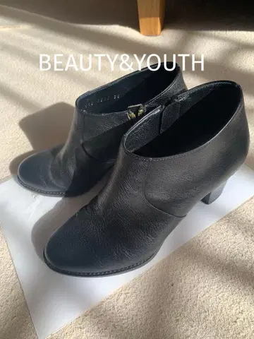 BEAUTY&YOUTH 숏부츠 부티 가죽 천연 가죽
