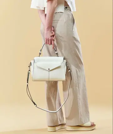 DESPRES 데프레 가죽 핸드백 베이지