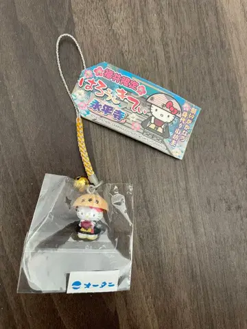 헬로키티 후쿠이 한정판 에이헤이지 버전 스트랩 족자