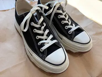 CONVERSE ALL STAR 블랙 통굽 스니커즈