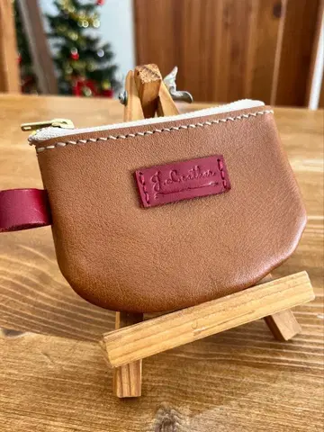 잡화도 멋지게 이탈리아산 브라운 가죽/코인 케이스