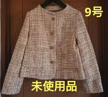 [ 미사용 ] 노카라 자켓 트위드조 9호 M 사이즈