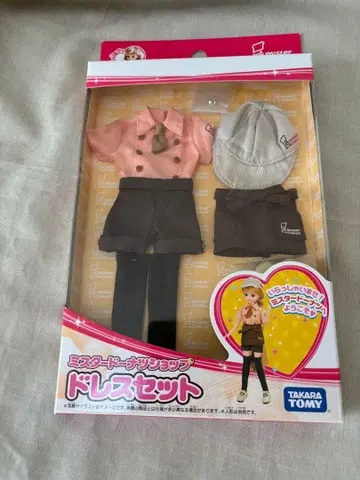 미스터 도넛샵 드레스 세트 licca 리카짱 타카라토미 새상품