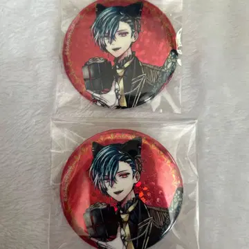 [ 한정판 ] 악마 집사와 검은 고양이 아쿠네코 난자타운 하우레스 캔뱃지