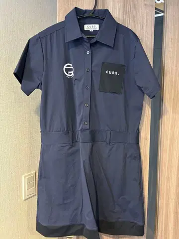 CUBS. 쿠알토 유나이티드 베이직 골프웨어 원피스 M 네이비