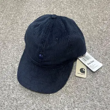 Carhartt 할렘 코듀로이 캡 다크 네이비