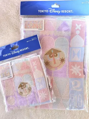 도쿄 디즈니 리조트 잇츠 어 스몰 월드 페이스 타월 미니 타월