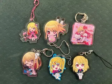 최애의 아이 루비 아크릴 키링 6개 세트