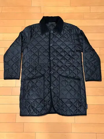 트래디셔널 웨더웨어 퀼팅 자켓 블랙