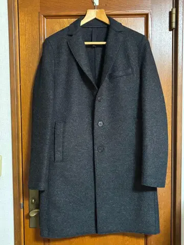 Harris Wharf London 체스터 코트 다크 그레이