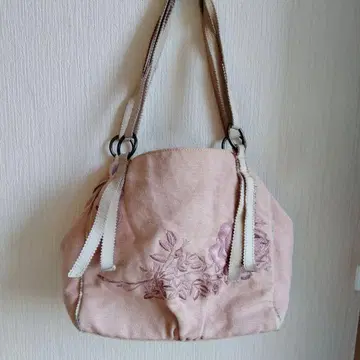 ANNA SUI 자수 장식 핑크 숄더백