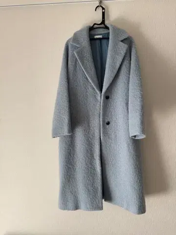 라이트 블루 롱 코트 L 사이즈