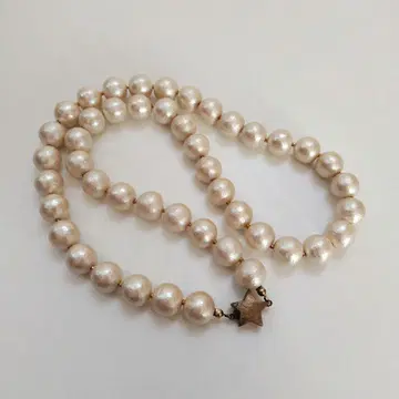 코튼 펄 목걸이