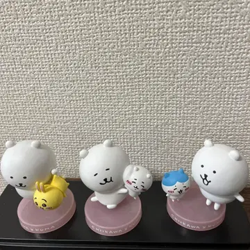 나가노 치이카와 (먼작귀) x 곰돌이 피규어