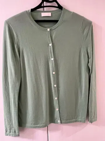 투모로우랜드 볼지 앙상블 니트 그린 울